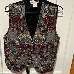 Nouveau Monde beaded vest.